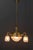 Historistic chandelier with original cut glasses vienna around 1890s Brass polished and stove enameled Original glass...