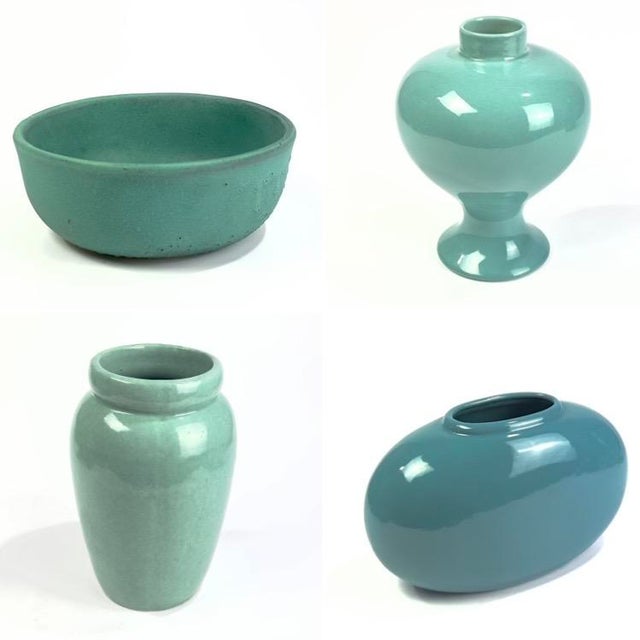 Top 20 Shades of Jade Vintage Ceramics Instant Collection For Sale - Image 9 of 18