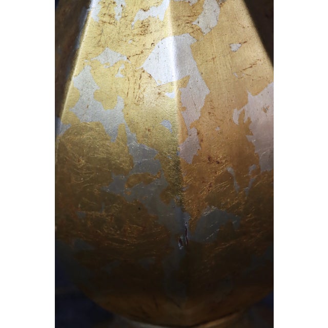 Mid-Century Modern Mid Century Gilded Base Lamp For Sale - Image 3 of 8