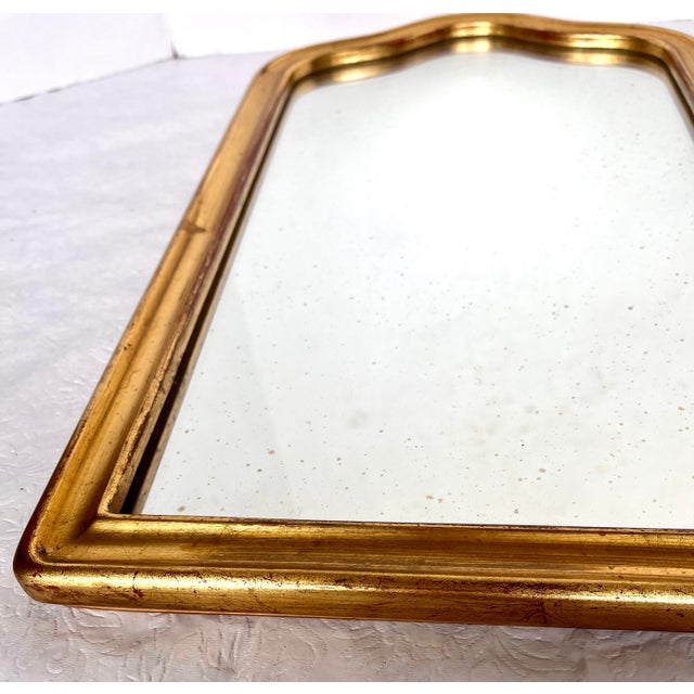 Antique French Gold Frame Mirror For Sale In Dallas - Image 6 of 11