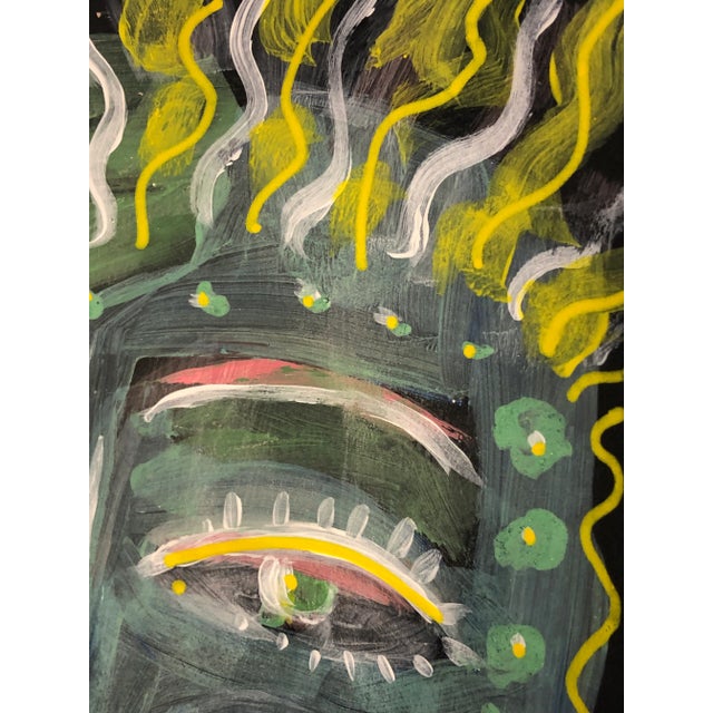 Contemporary Painting on Paper “Apollo” by Auker For Sale - Image 6 of 6