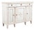 19th Century Swedish Gustavian Gray Painted Buffet Sideboard For Sale