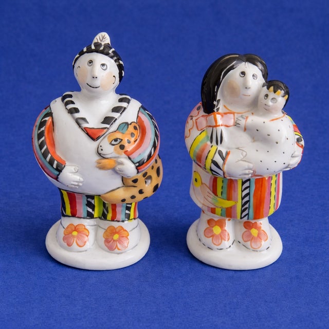 Villeroy & Boch Rare HTF Villeroy & Boch Benedikt and Friends Ipanema Candle Holder, Salt and Pepper Set For Sale - Image 4 of 7