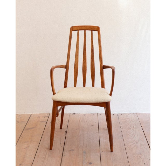 1960s Vintage Eva Dining Chairs by Niels Koefoed for Hornslet Møbelfabrik, 1960s, Set of 5 For Sale - Image 5 of 7