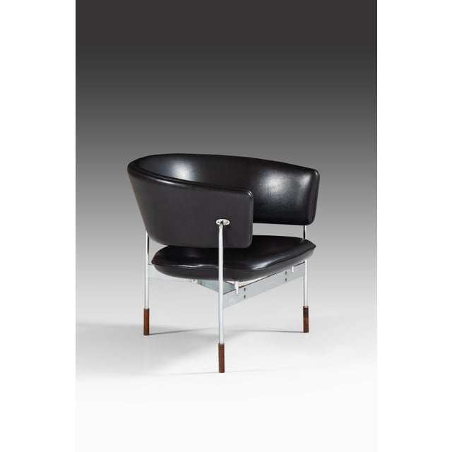 Set of Norwegian Rosewood Model Cirkel Lounge Chairs by Sigurd Resell for Rastad & Relling, 1960s For Sale - Image 10 of 13