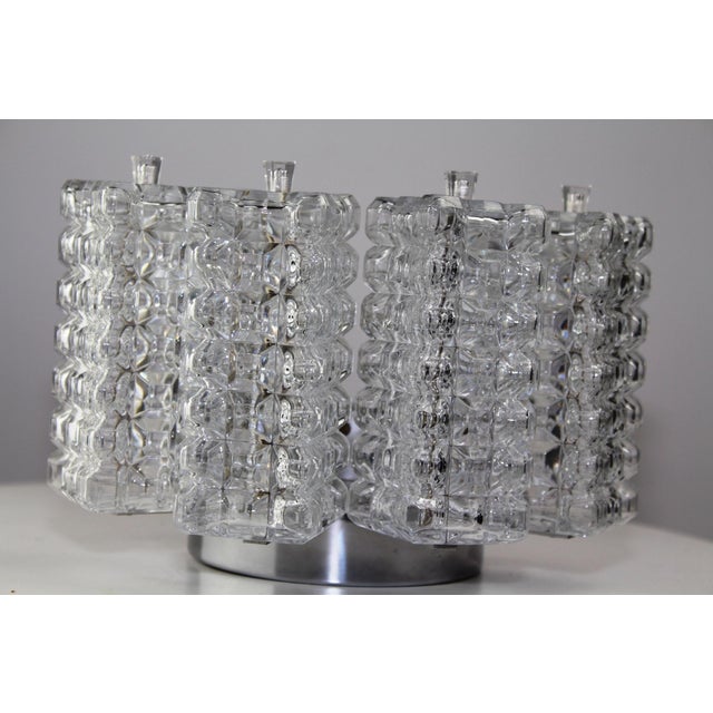 Cubist Wall Lights from Stölzle, 1960s, Set of 2 For Sale - Image 16 of 18