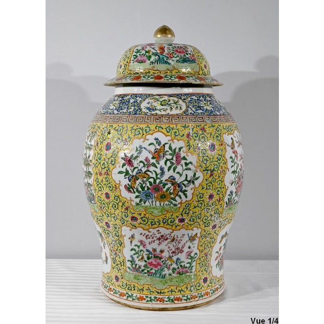 Ceramic Antique Porcelain Potiche, 1890s For Sale - Image 7 of 18