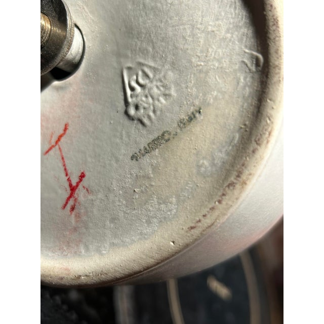 Mid 20th Century Mid 20th Century Antonia Campi Pottery Lamp s.c.i. Laveno Italy Portalampada Mid Century Modern For Sale - Image 5 of 15