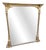 Antique English Gilt Rope Twist Framed Overmantle Mirror For Sale