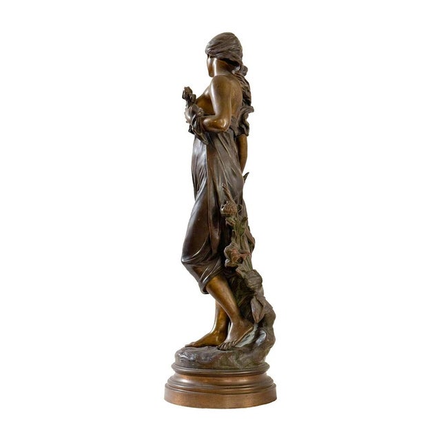 Edouard Drouot, Diana Sculpture, 19th Century, Bronze For Sale - Image 5 of 18