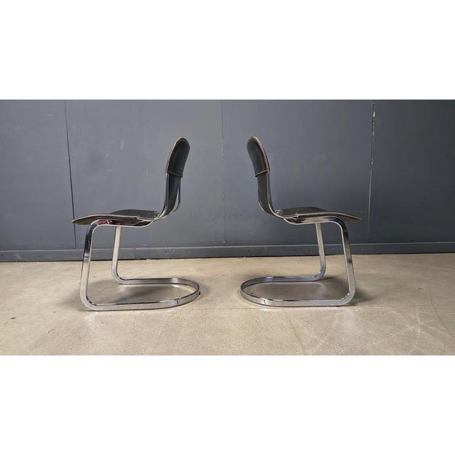 1970s Vintage Dining Chairs from Cidue, 1970s, Set of 6 For Sale - Image 5 of 13