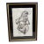 Original 2009 Ekundayo Pop Surrealism Pen Ink Grace Graphite Fish Drawing Sketch For Sale