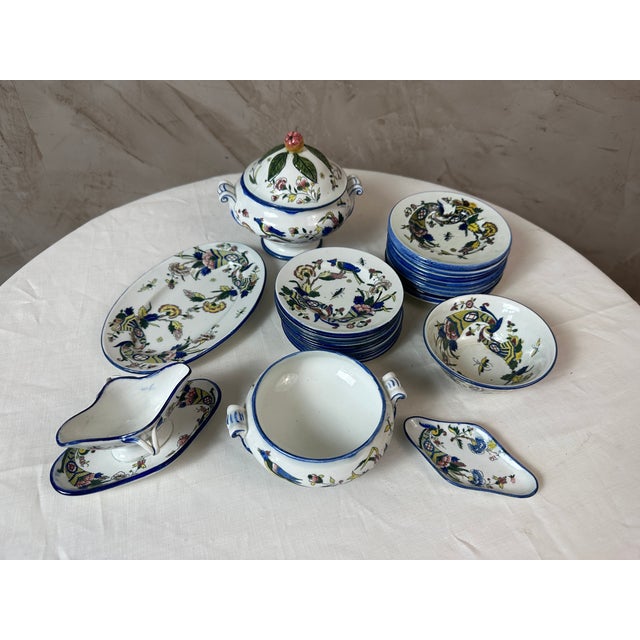Dinner Service from Gien, 1890s, Set of 27 For Sale - Image 14 of 14