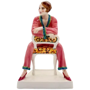 Art Deco Pyjamas Figurine by Josef Lorenzl, 1930