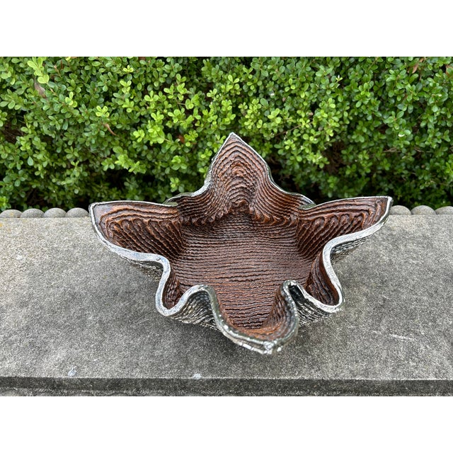 Late 20th Century Italian Modern Sterling Silver Clad Bowl For Sale In Houston - Image 6 of 8