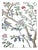 Custom Hand-Painted Chinoiserie Mural | Mint Green Floral Bird Wallpaper | Luxury Handcrafted Wall Covering For Sale