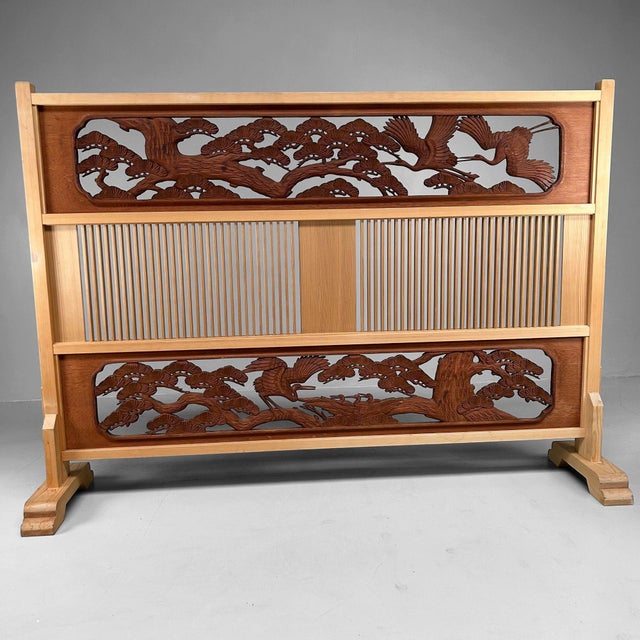 Vintage Japanese Room Divider, 1920s For Sale - Image 10 of 17