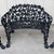 Mid 20th Century Vintage Mid-Century Victorian Revival Cast Iron Grapevine Garden Suite - 3 Pieces For Sale - Image 5 of 11