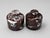 2020s Handcrafted Marble Salt Cellar Set of 2 – Red Marble Lidded Storage Jars For Sale - Image 5 of 8