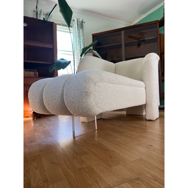 Late 20th Century Vladimir Kagan Style Lucite Chair For Sale - Image 12 of 12