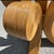 Tan 1960s Bamboo Pencil Reed Round Glass Dining Table For Sale - Image 8 of 12