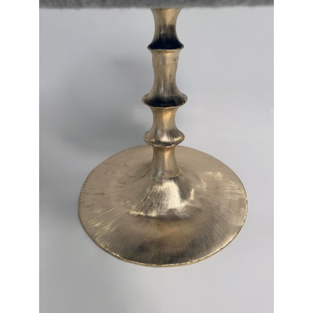 St Paul Primo Stool, Gold Bronze For Sale In Los Angeles - Image 6 of 8