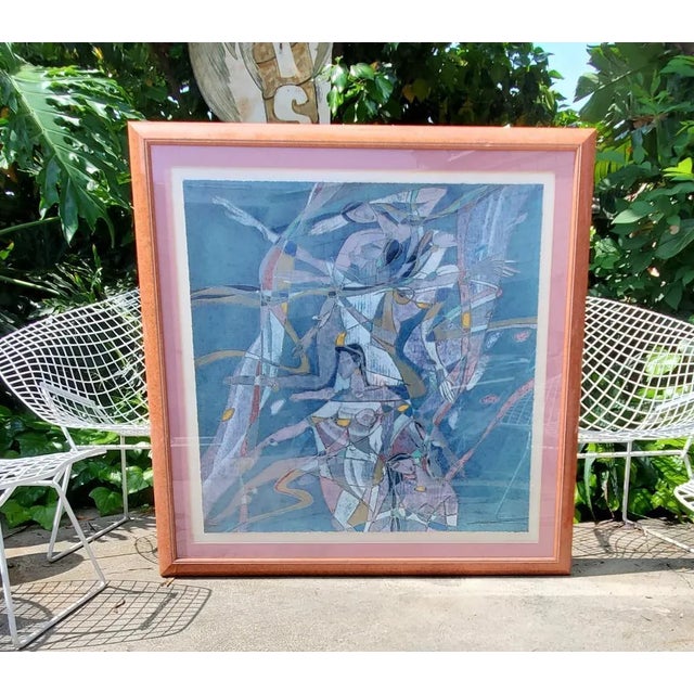 Yamin Young, Serigraph Signed & Numbered "Sirens Song" 275/275 Framed 1980s #2 For Sale - Image 12 of 13