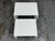 2010s Scandinavian Designs Two Piece White Nesting Table Set, Two Piece For Sale - Image 5 of 12