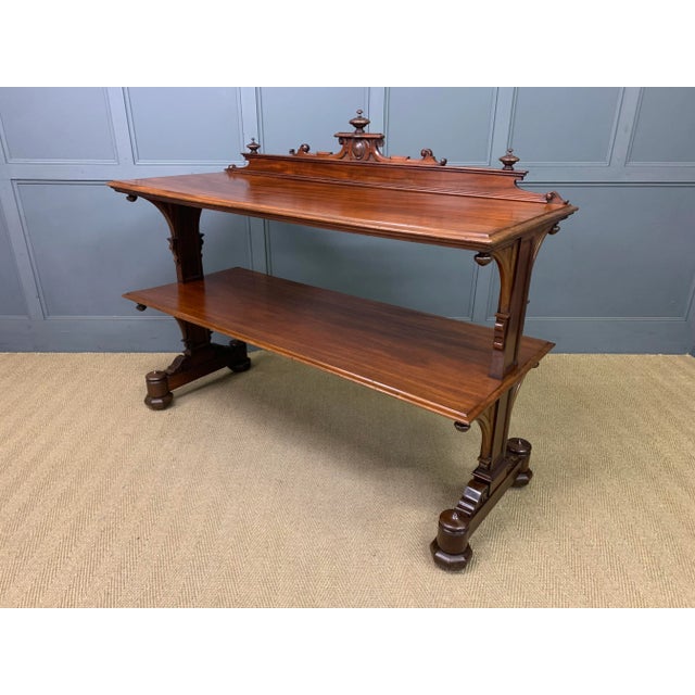 Brown Large Victorian Mahogany Buffet, 1850 For Sale - Image 8 of 12
