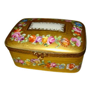 Sevres Style French Porcelain Box, Le Tallec