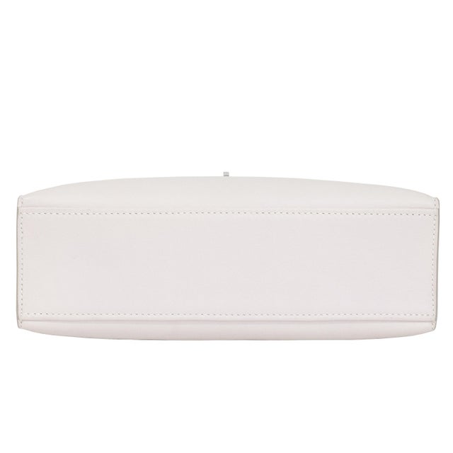 Pink Hermès Kelly Pochette Rose Dragée Swift Palladium Hardware 2007 For Sale - Image 8 of 9