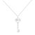 It's as if the stars aligned to create this stunning .925 Sterling Silver necklace flaunting a Taurus zodiac pendant...