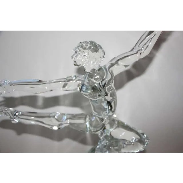 Glass Nude glass male dancer For Sale - Image 7 of 11