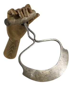 19th Century Half-Moon Kitchen Chopper Knife