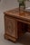 Elegant Art Deco desk from the 1940s, beautifully crafted in richly figured burlwood veneer with warm earthy tones and...