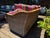 Beautiful vintage California Wicker Works rattan sofa, likely dating from the 1970s. This is a substantial, high-quality...