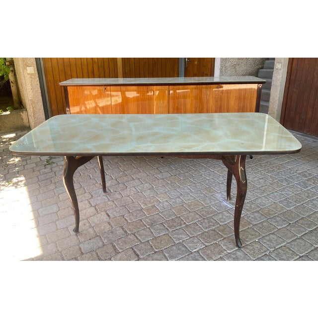 Vintage Italian Dining Room Set, 1960s, Set of 8 For Sale - Image 5 of 13