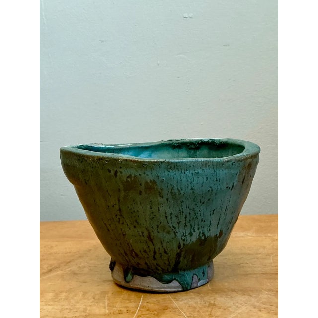 Ceramic Vintage Abstract Design Pottery Bowl For Sale - Image 7 of 12