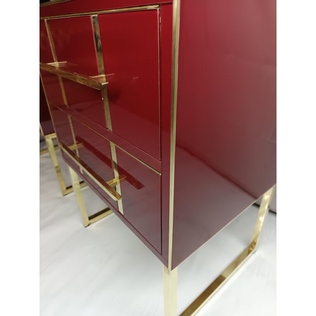 Wooden Bedside Tables from Justfurnituress SRL, Set of 2 For Sale - Image 6 of 10