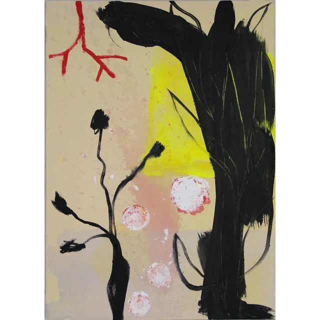 Early 21st Century Lola Galanes, Flower Composition, 2000s, Acrylic on Canvas For Sale - Image 5 of 5