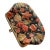 Vintage Mid-Century Modern Japanese Floral Brocade Kiss-Lock Coin Purse For Sale