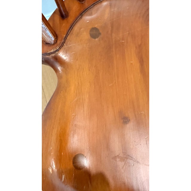 Late 20th Century Set of 3 d.r. Dimes Windsor Dining Chairs, Handcrafted Solid Wood For Sale - Image 9 of 12