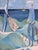 1987 Modernist 'Figures by the Sea' Vintage Swedish Original Coastal Landscape Oil Painting, Framed For Sale - Image 11 of 12