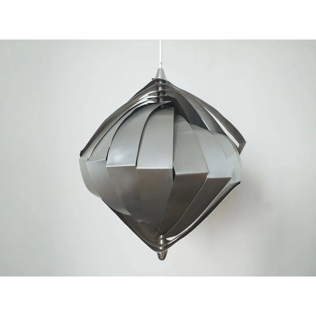 Metal Pendant in Style of Henri Mathieu, France, 1970s For Sale - Image 7 of 14