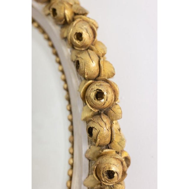 Louis XVI Console in Gilded and Lacquered Wood, 1900s For Sale - Image 10 of 15