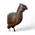 Pheasant Figurine Circa 1900. Decorative figurine of a pheasant circa 1900, hand-carved from oak wood with metal legs. Of...