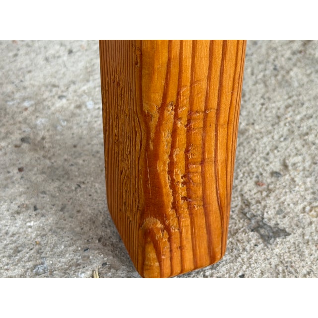 Danish Modern Brutalist Dining Chairs in Pine and Curly Bouclé, 1970s, Set of 6 For Sale - Image 10 of 14