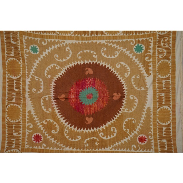 Suzani Wall Hanging - Tribal Textile For Sale In New York - Image 6 of 12