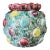 1960s Italian Modernist Cabochon Jeweled Art Pottery Vase, Attributed to Fratelli Fanciullacci For Sale