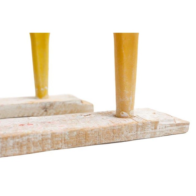 Goldenrod Heart Balloon Form Strand Yellow XLG For Sale - Image 8 of 10